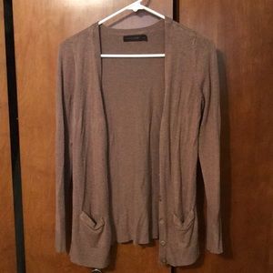 Brown cardigan